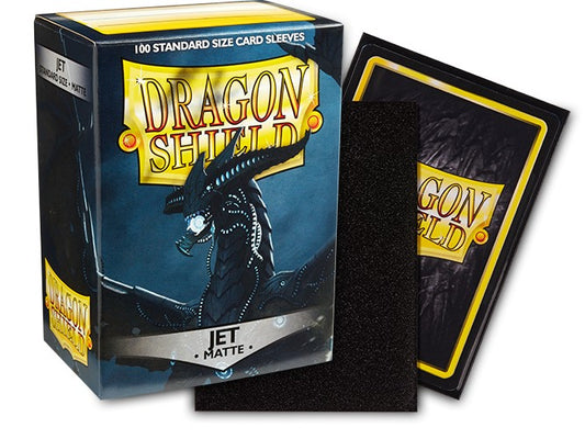 Dragon Shield Sleeves: Standard Matte - Jet 100CT