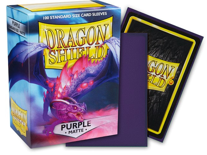 Dragon Shield Sleeves: Standard Matte - Purple 100CT