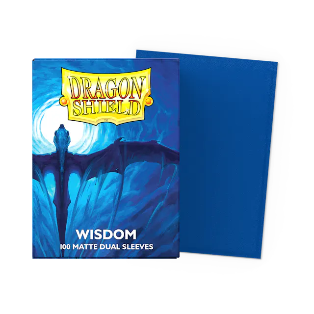 Dragon Shield Sleeves: Standard Matte Dual - Wisdom 100CT